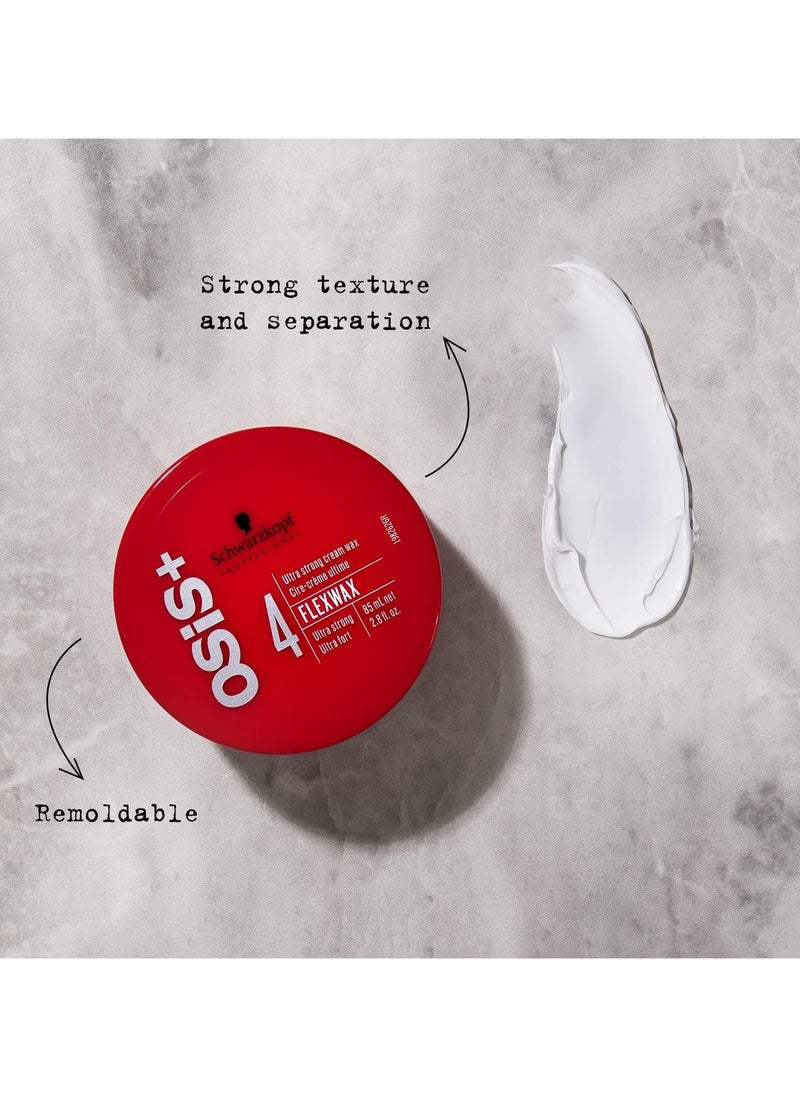 Schwarzkopf Osis+ Flexwax Cream Wax #4 Ultra Strong 85Ml