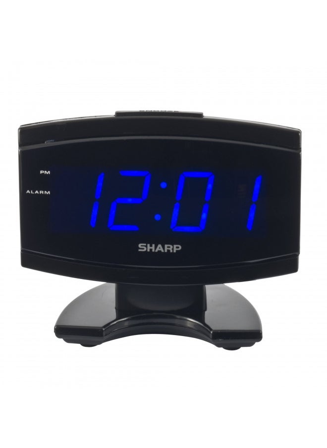 Sharp SPC106X LED Alarm Clock (Black)