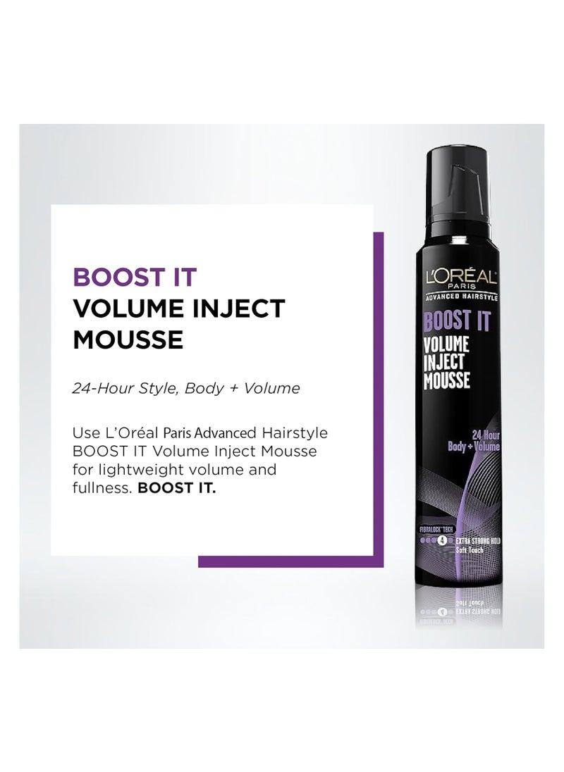 Advanced Hair Style Boost It Volume Inject Mousse for Unisex 250ml