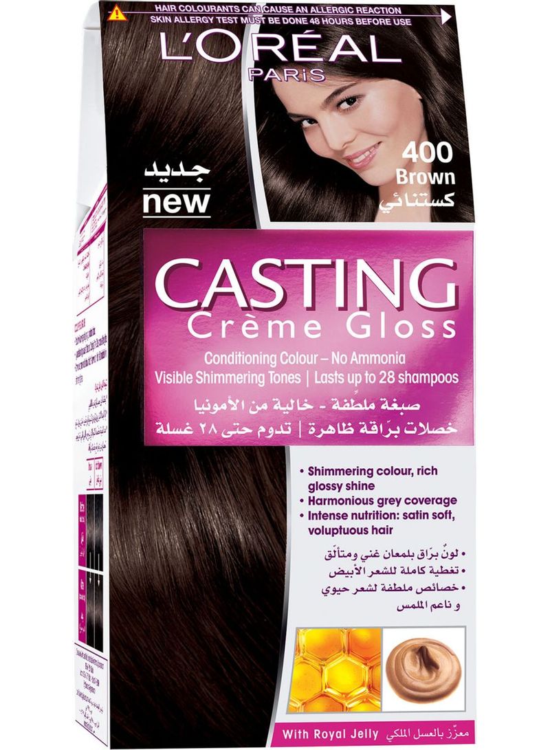 Casting Creme Gloss Hair Color Brown 400 144grams