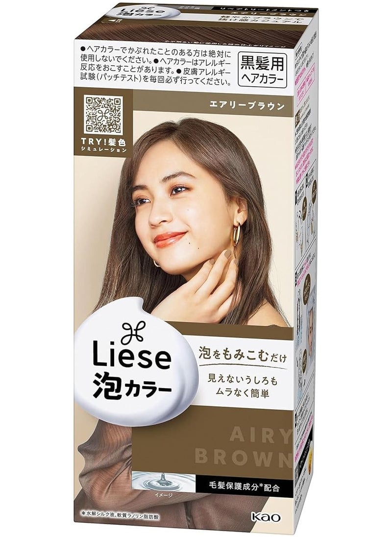 Liese Bubble Hair Color, Airy Brown