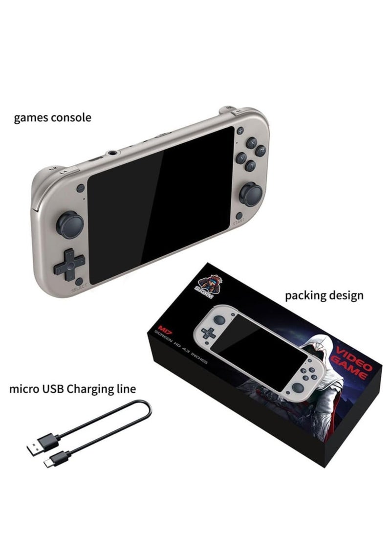 M17 Portable Gaming Console with 20,000 Built-in Games - 64GB: Endless gaming experience in your hands