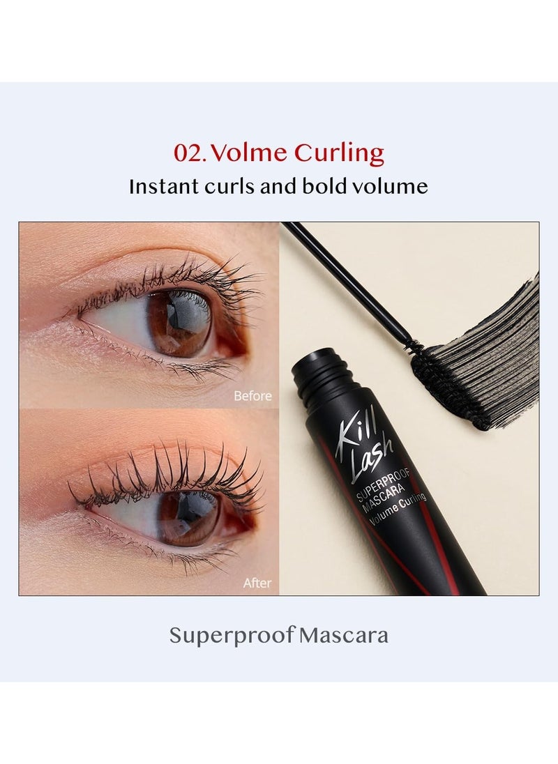 Clio Kill Lash Superproof Mascara - 02 Volume Curling for Dense Application