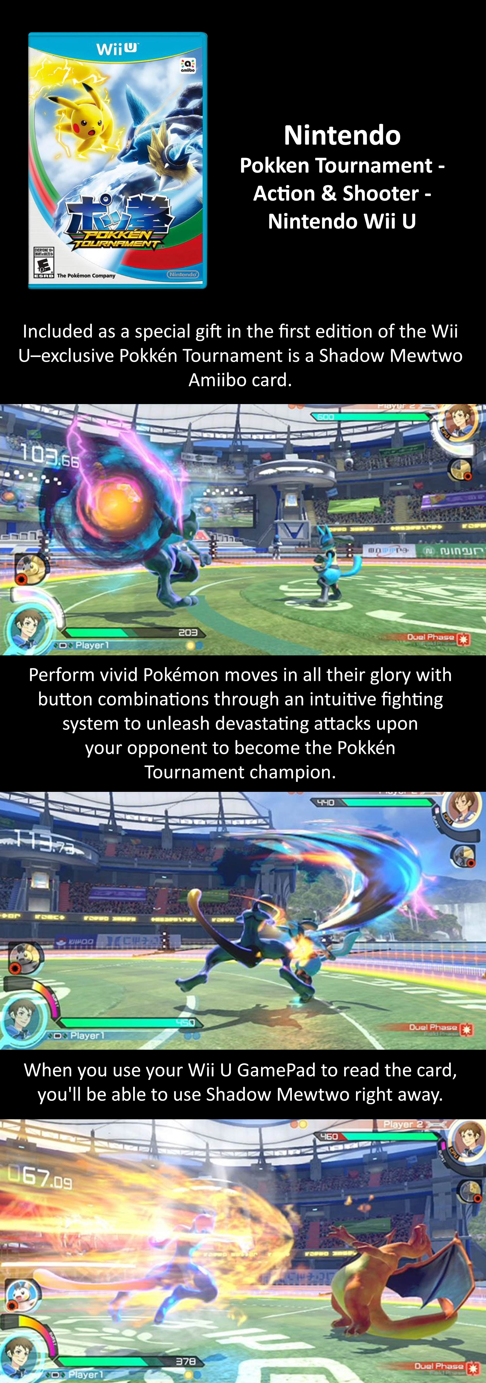 Pokken Tournament - Nintendo Wii U - Action & Shooter - Nintendo Wii U