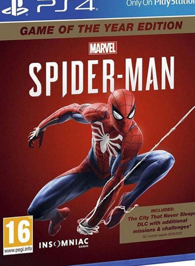 Marvel Spiderman GOTY CD For PS4 - Action & Shooter - PlayStation 4 (PS4)