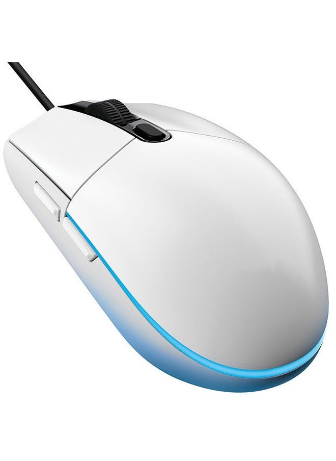 G102 Light Sync Gaming Mechanical Wired Mouse White