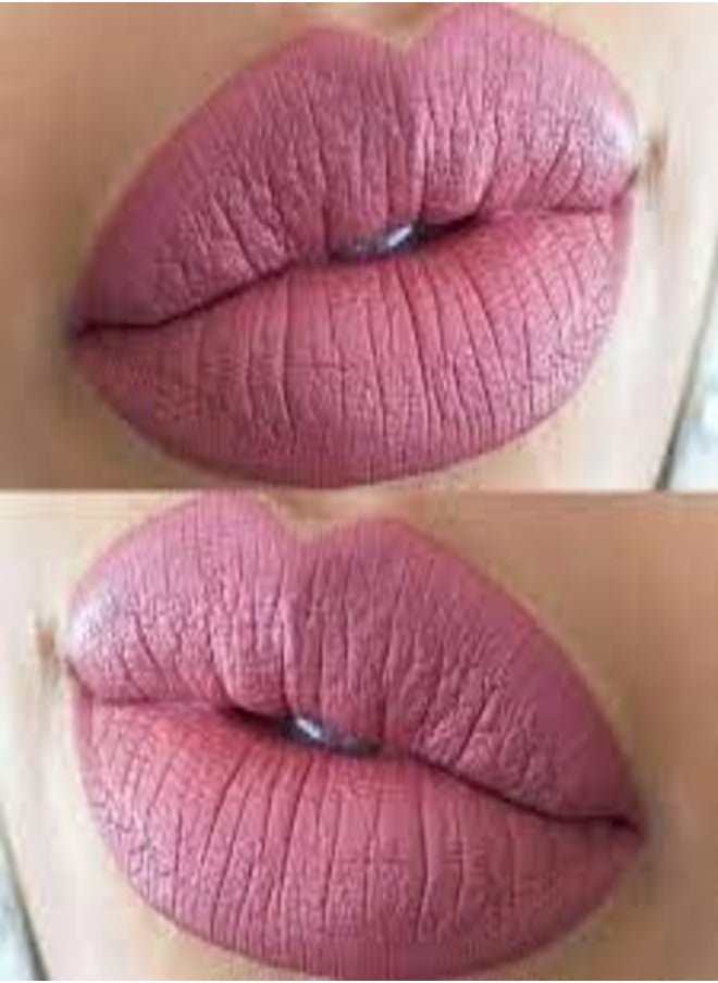 SEPHORA COLLECTION Cream Lip Stain 10HR Liquid Lipstick 06 Pink Souffle - matte deep berry pink 5ml