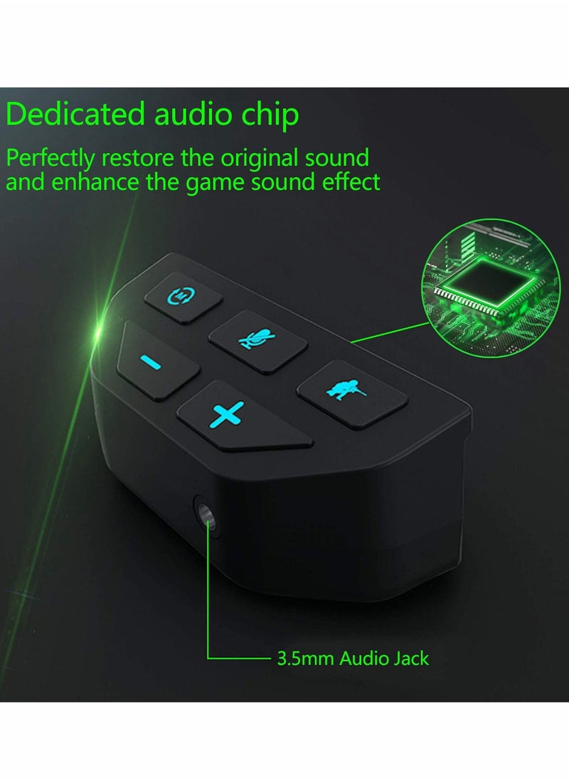 Stereo Headset Adapter Only for Microsoft Xbox One X/S Controller,Sound Enhancer with 3.5 mm Audio Jack