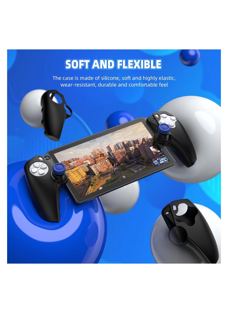 Protective Case for Playstation Portal Remote Player Soft Silicone Protective Skin Cover Game Accessories Kit for PS5 Portal 2023 (Not Included Keycap)