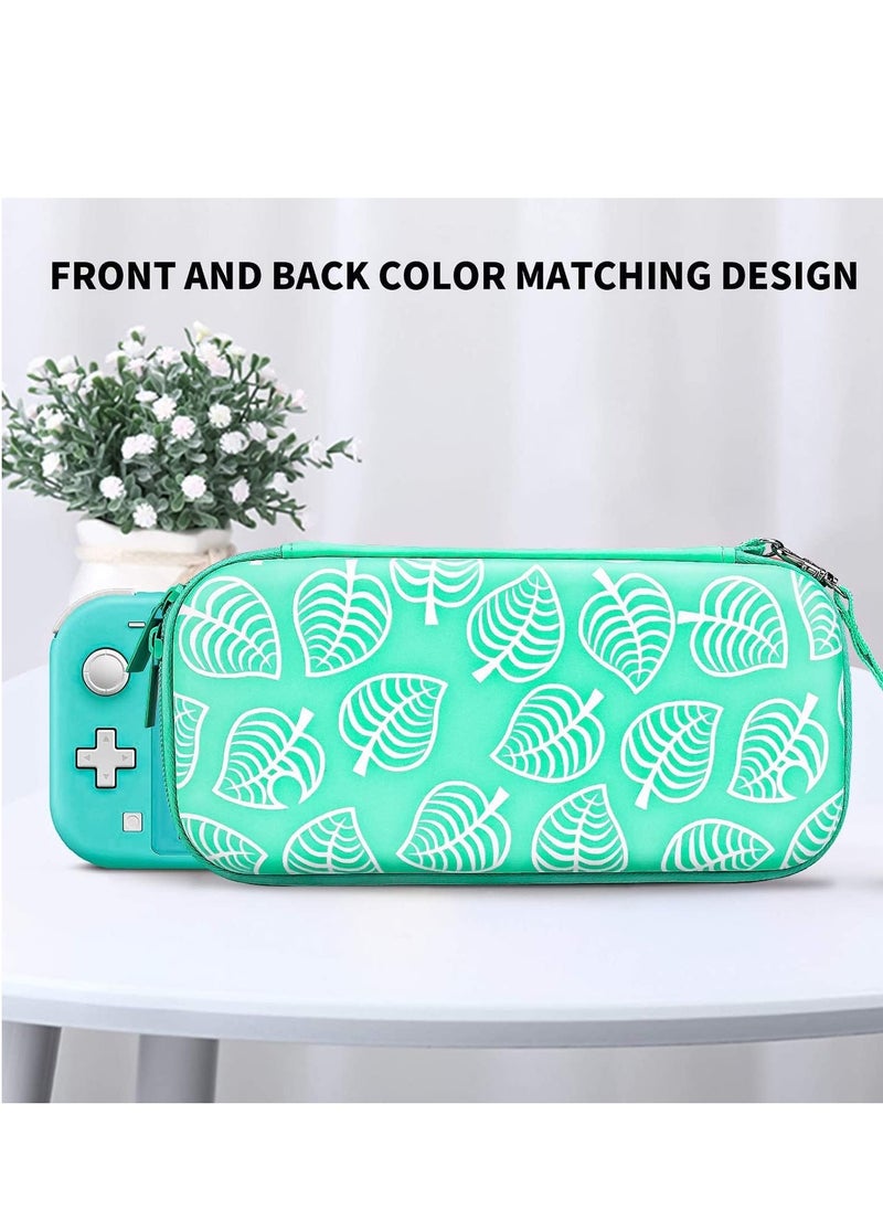 Carrying Case for Switch Lite Waterproof Storage Protective Cover Case Pouch Bag for Switch Lite Console Accessories with 10 Game Cartridges