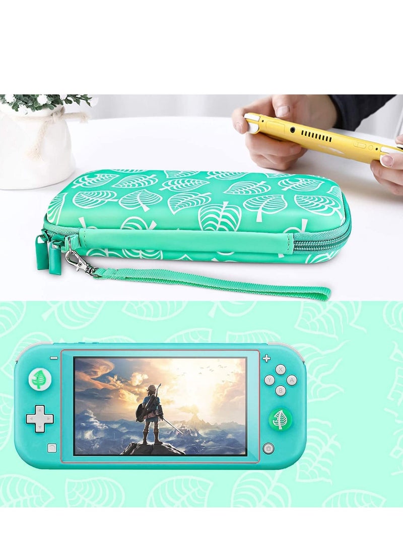 Carrying Case for Switch Lite Waterproof Storage Protective Cover Case Pouch Bag for Switch Lite Console Accessories with 10 Game Cartridges