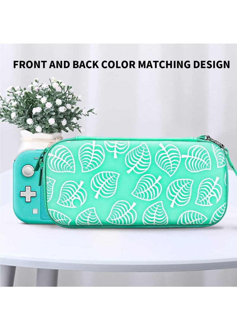 Carrying Case for Switch Lite Waterproof Storage Protective Cover Case Pouch Bag for Switch Lite Console Accessories with 10 Game Cartridges