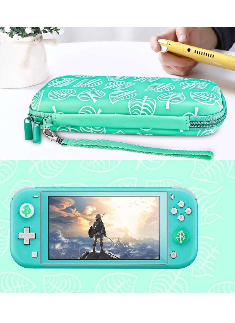 Carrying Case for Switch Lite Waterproof Storage Protective Cover Case Pouch Bag for Switch Lite Console Accessories with 10 Game Cartridges