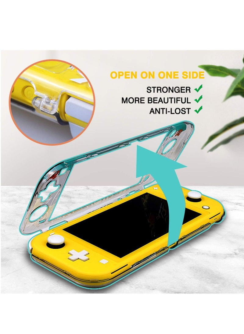 Compatible with Nintendo Switch Lite Case,Rigid PC Transparent Split Shock Resistant Hard Case with Scratch Resistant Design Suitable for Animal Crossing Design