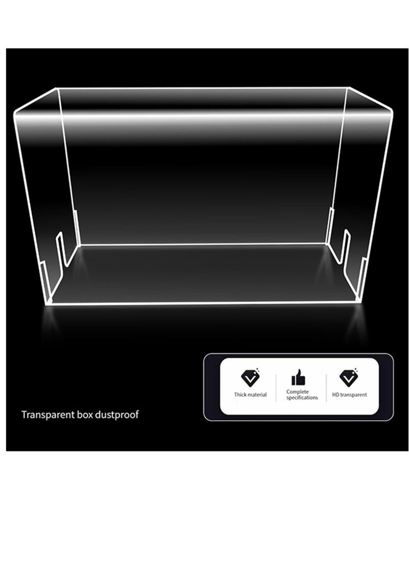 Gamepad Case Acrylic Anti-dust Protective Case for ASUS Rog Ally Handheld Game Console Transparent Box Display Case Shell, Clear