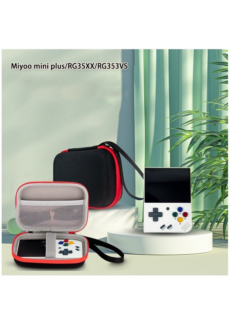 Hard Case for Miyoo Mini Plus Handheld Game Console, Storge Bag for Miyoo Mini Plus, Case Only, Interior White