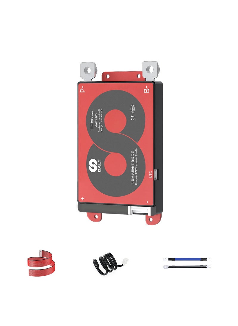 DALY 7S 24V 40A Li-ion Battery Management System (BMS) – Hardware Version for 24V Electric Vehicles, Solar Power Storage, and Energy Systems