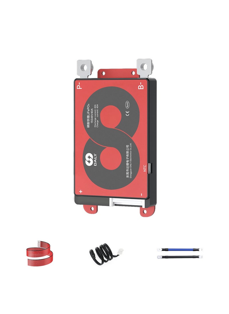 DALY 15S 48V 40A LifePO4 Battery Management System (BMS) – Hardware Version for 48V Lithium Iron Phosphate Battery Packs