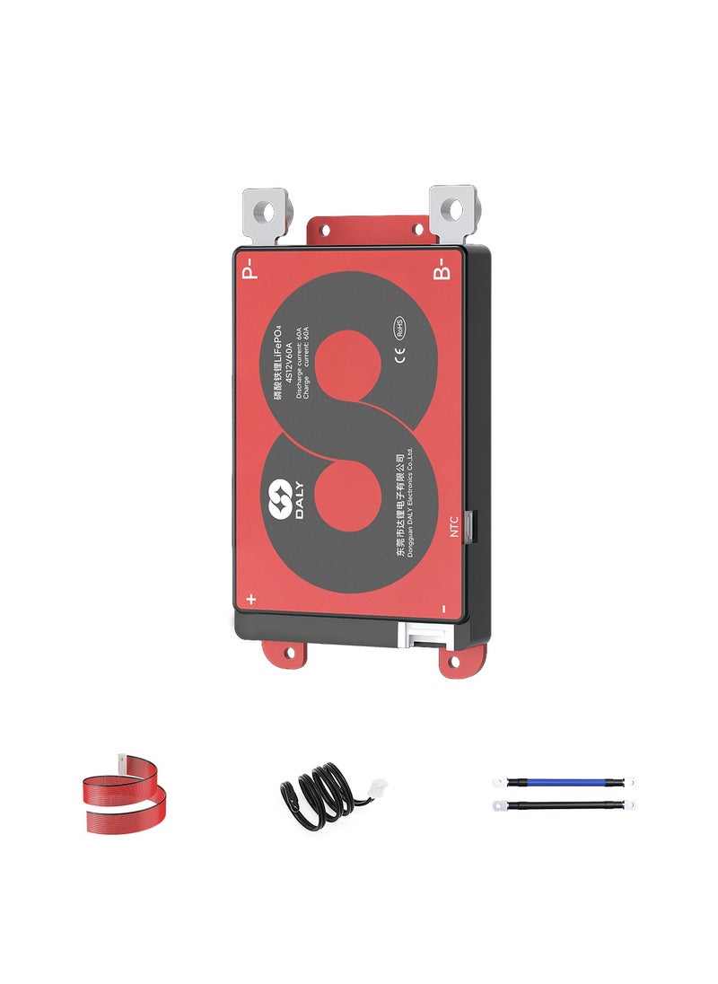 DALY 4S 12V 60A LiFePO4 Battery Management System (BMS) – Hardware Version for 12V LiFePO4 Battery Packs