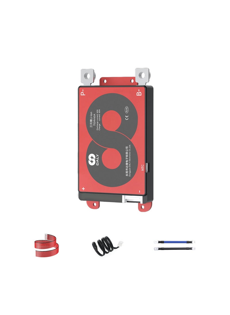 DALY 7S 24V 60A Li-ion Battery Management System (BMS) – Hardware Version for 24V Li-ion Battery Packs