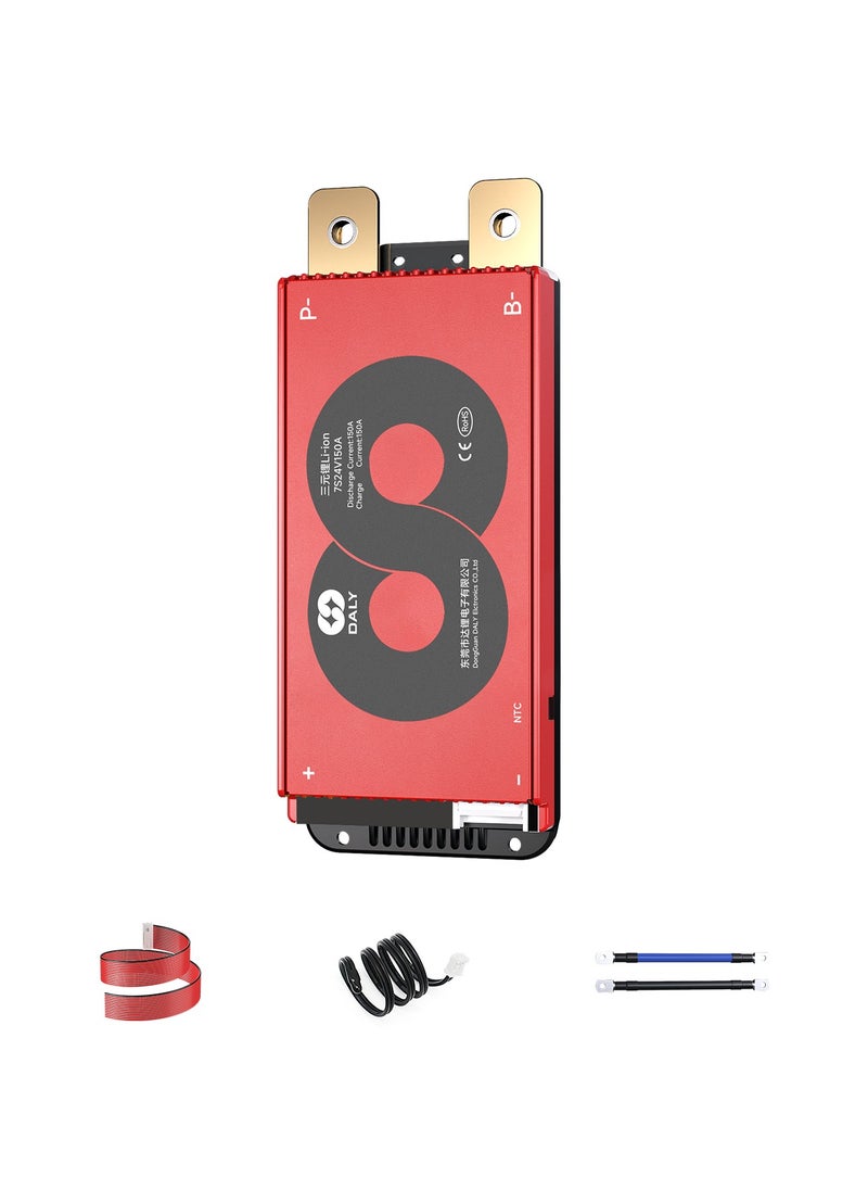 DALY 7S 24V 150A Li-ion Battery Management System (BMS) – Hardware Version for 24V Lithium-Ion Battery Packs