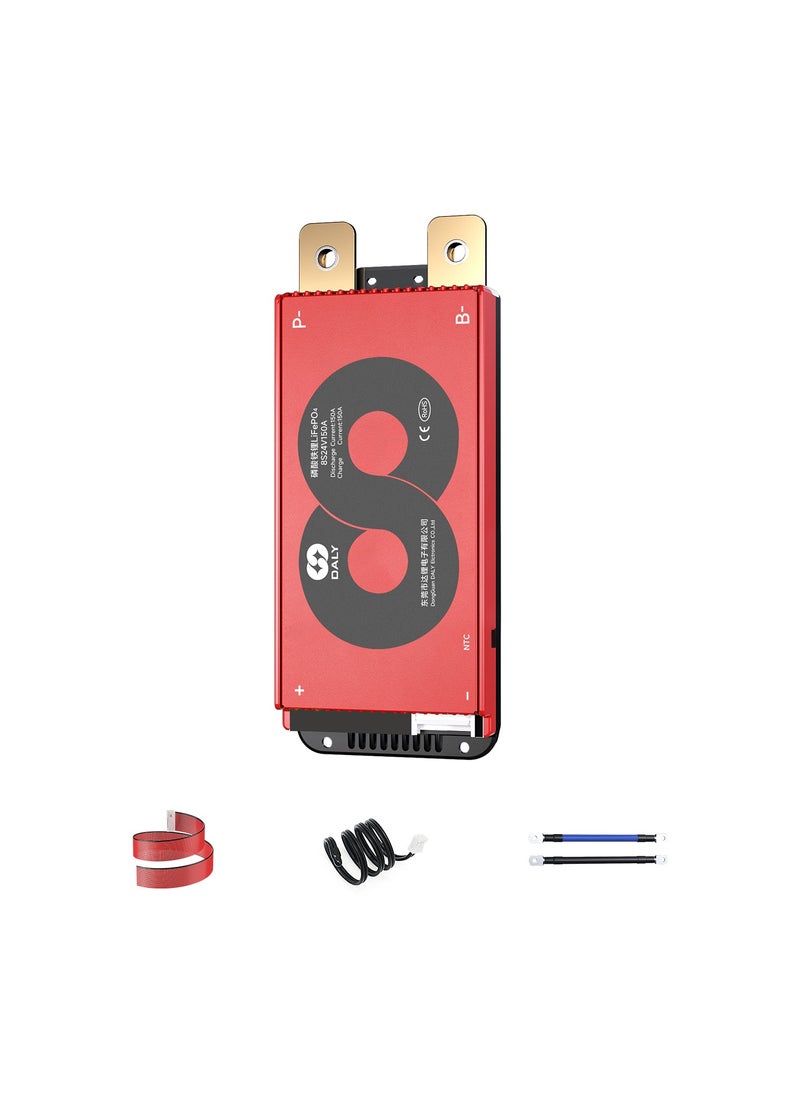 DALY 8S 24V 150A LiFePO4 Battery Management System (BMS) – Hardware Version for 24V LiFePO4 Battery Packs