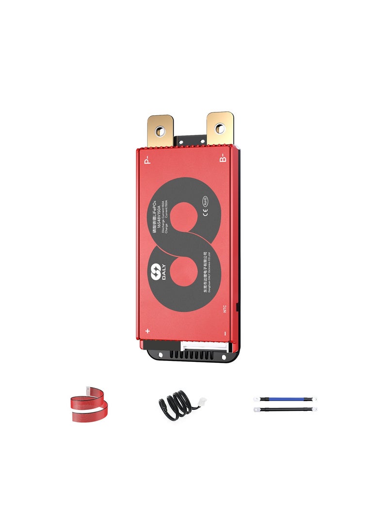 DALY 16S 48V 150A LiFePO4 Battery Management System (BMS) – Hardware Version for 48V LiFePO4 Battery Packs