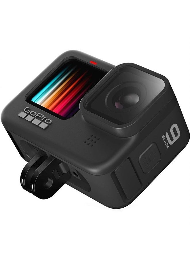 HERO9 Black - Waterproof Action Camera with Front LCD and Touch Rear Screens, 5K Ultra HD Video, 20MP Photos, 1080p Live Streaming, Webcam, Stabilization