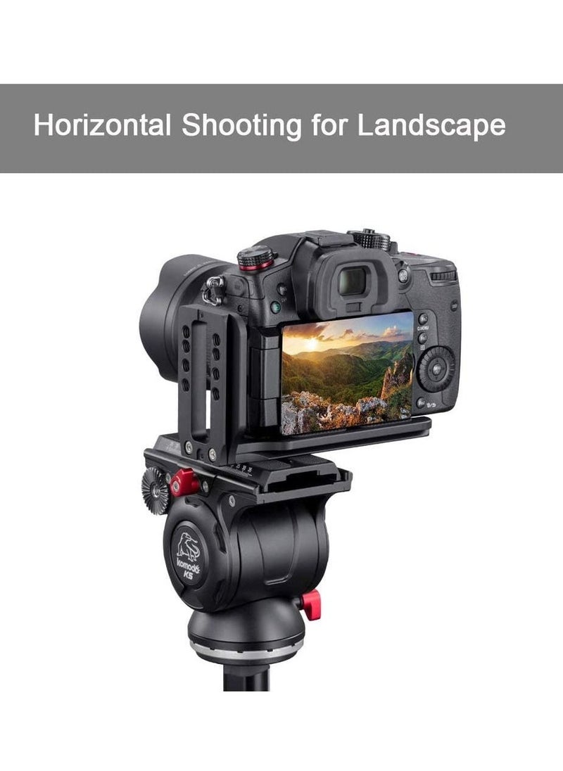 DSLR Camera L-type Quick Release Plate Vertical Horizontal Switching Tripod Quick Release Board Stabilizer Tripod Monopod