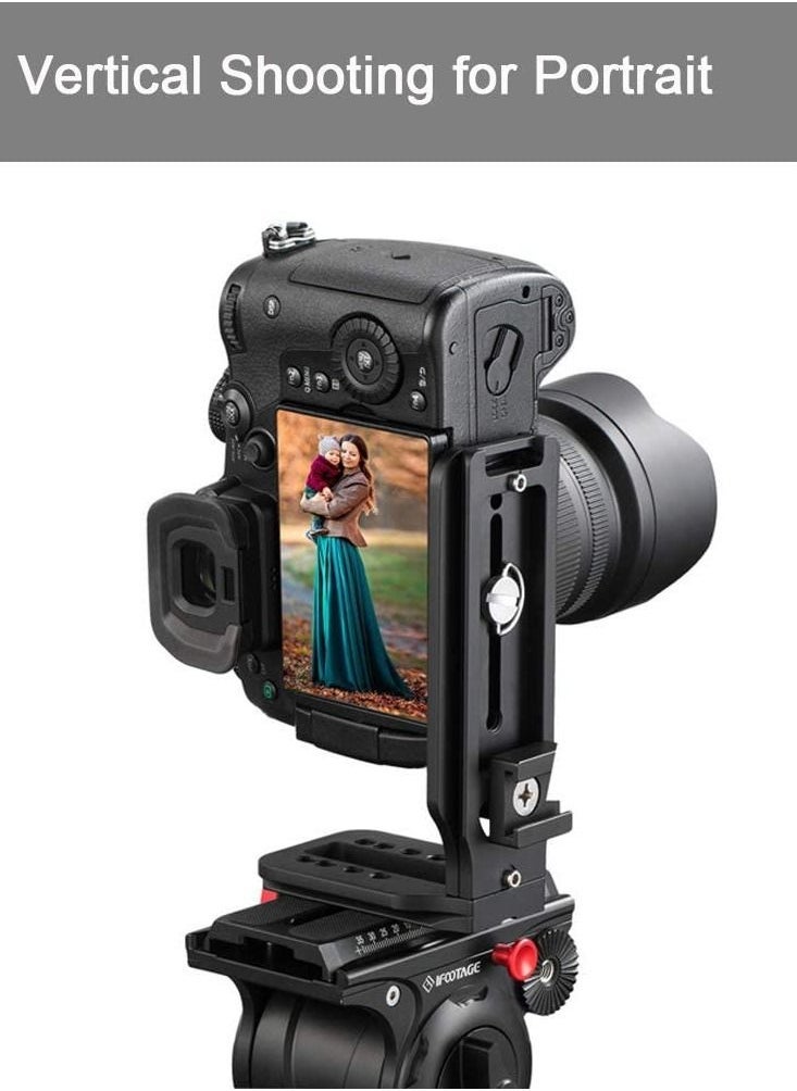 DSLR Camera L-type Quick Release Plate Vertical Horizontal Switching Tripod Quick Release Board Stabilizer Tripod Monopod