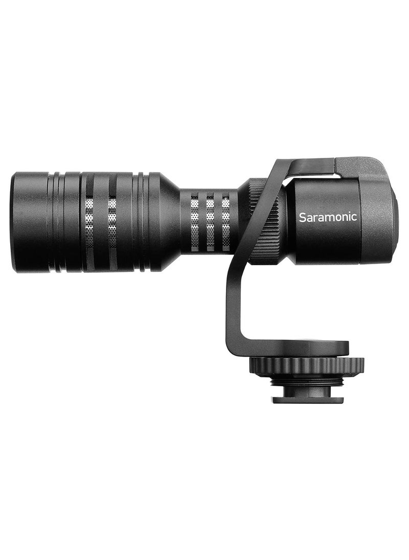 Saramonic Vmic Mini Compact Camera-Mount Shotgun Microphone for DSLR Cameras and Smartphones, VMICMINI