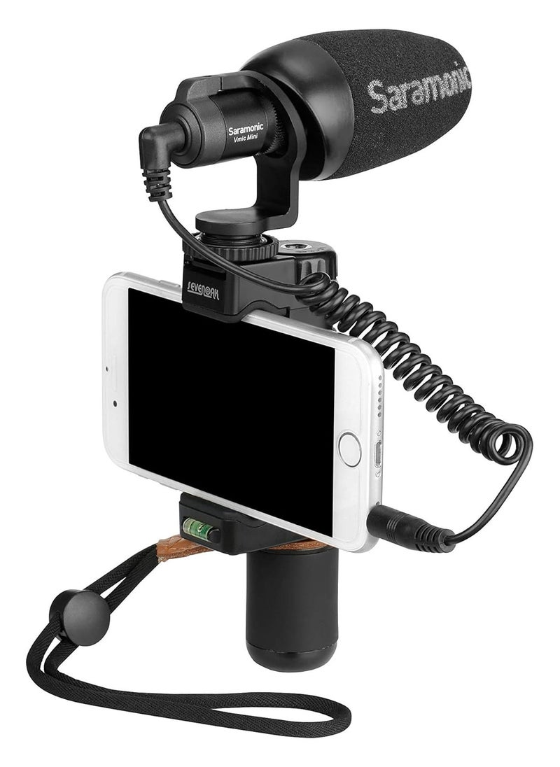 Saramonic Vmic Mini Compact Camera-Mount Shotgun Microphone for DSLR Cameras and Smartphones, VMICMINI