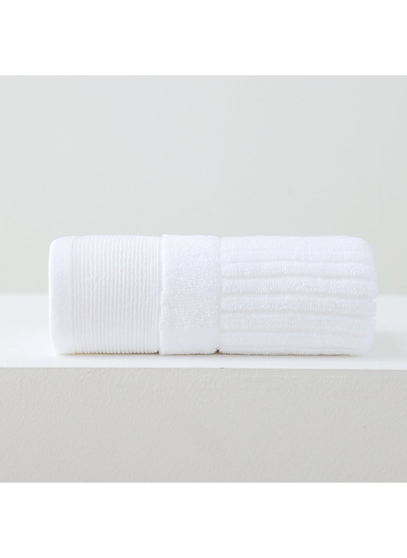 Pure Cotton Square Towel Soft Absorbent Hotel Home White