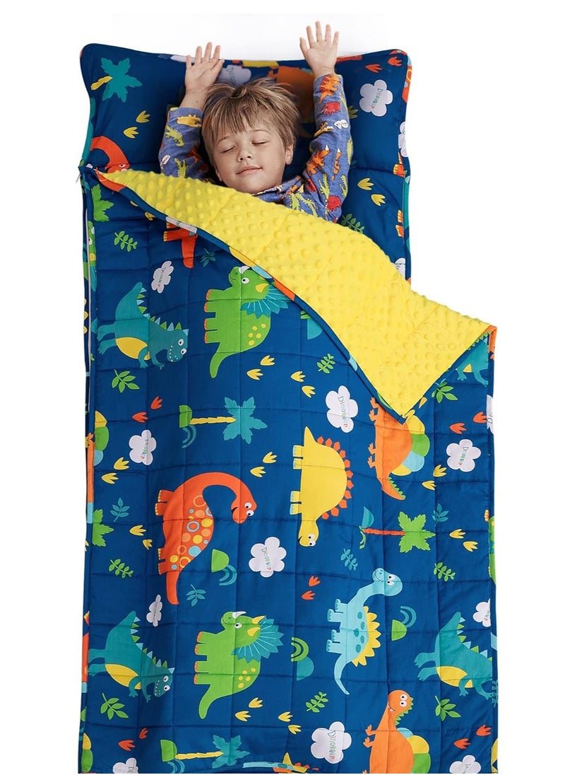 Nap Mat with Weighted Blanket