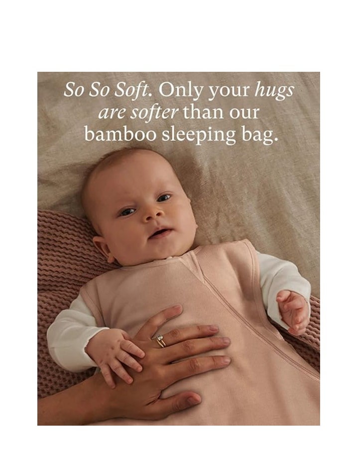 Supersoft Sleep Sack 1.0 TOG, Premium Bamboo Viscose Toddler Sleeping Bag, 2-Way Safe Zipper Sleep Sacks 2-4T (Berry)