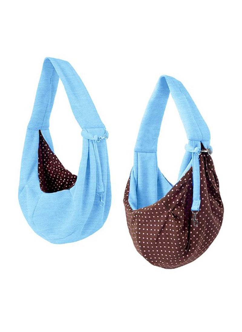 Portable Pet Sling Bag for Cats and DogsSky Blue Sky Blue