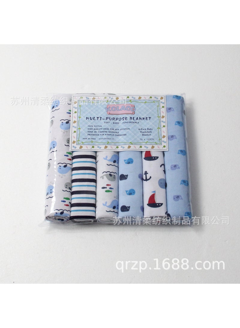 Infant Cotton Flannel Wrap Set KOLACO 6-Pack 20#