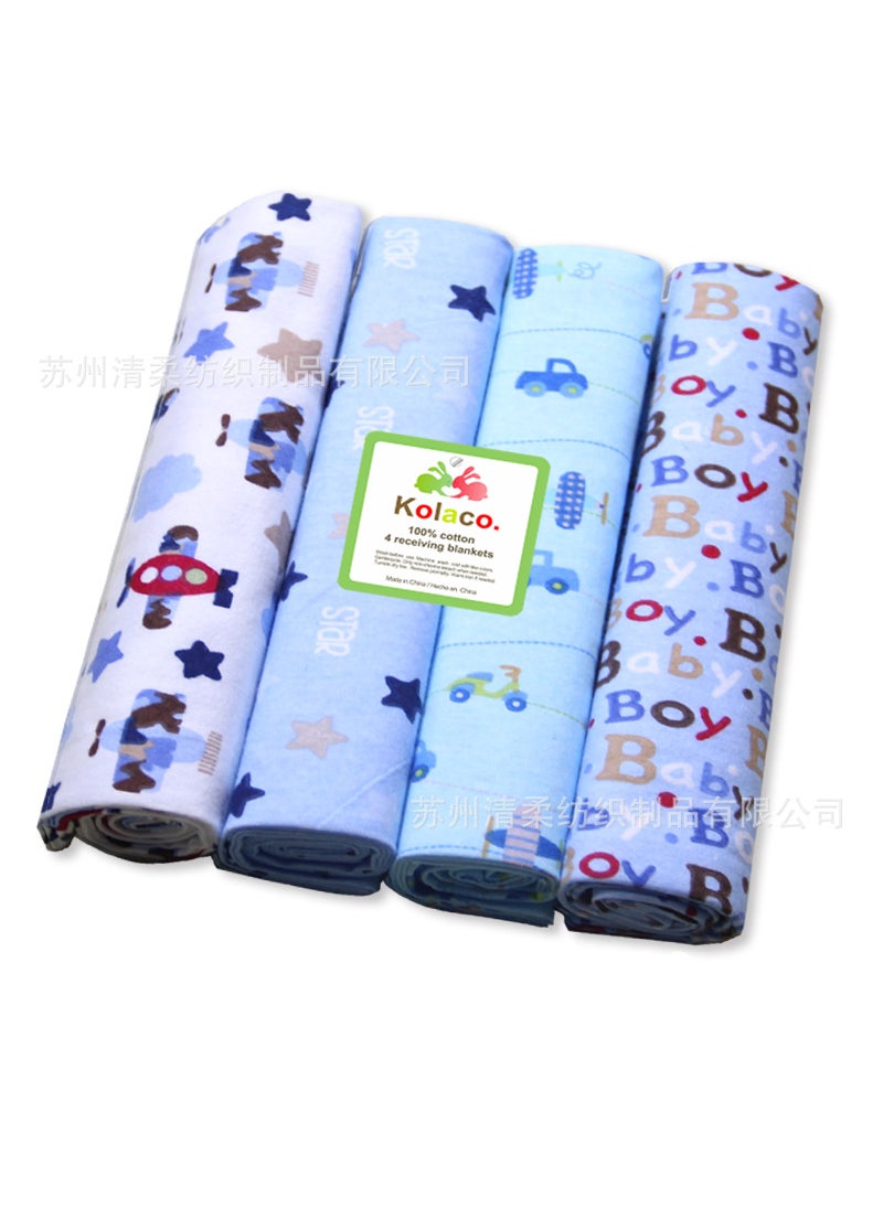 Cotton Infant Blanket 74x74cm Baby Bedding Swaddle 35#