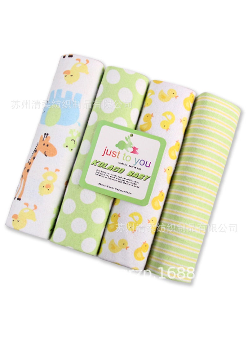 Soft Cotton Baby Blanket 76x76cm Set of 4 21#