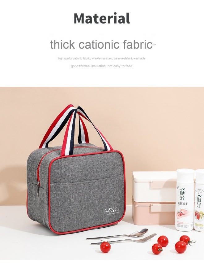 Square Portable Cationic Insulated Lunch Bag