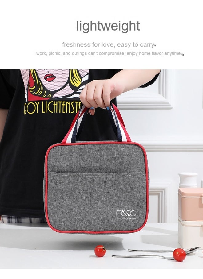 Square Portable Cationic Insulated Lunch Bag