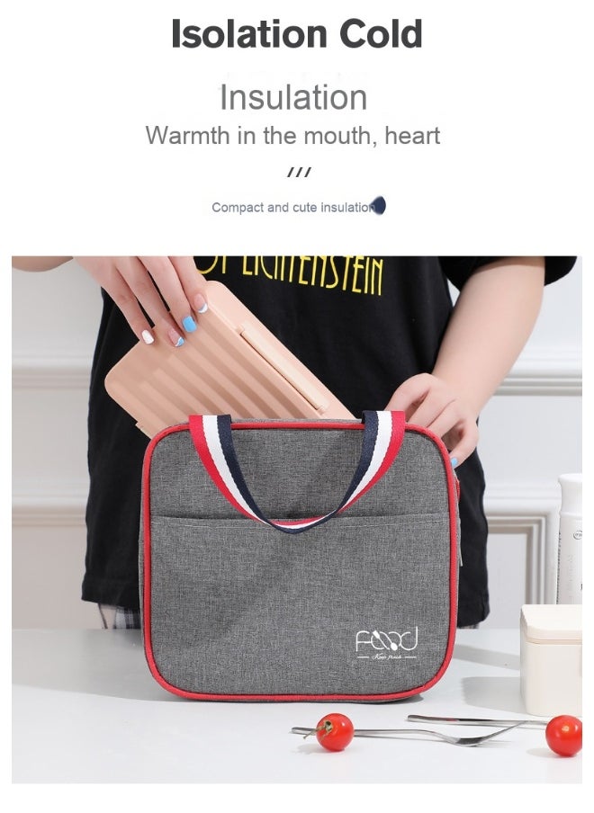Square Portable Cationic Insulated Lunch Bag