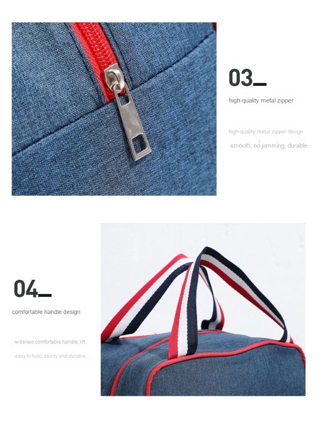 Square Portable Insulated Lunch Tote Bag