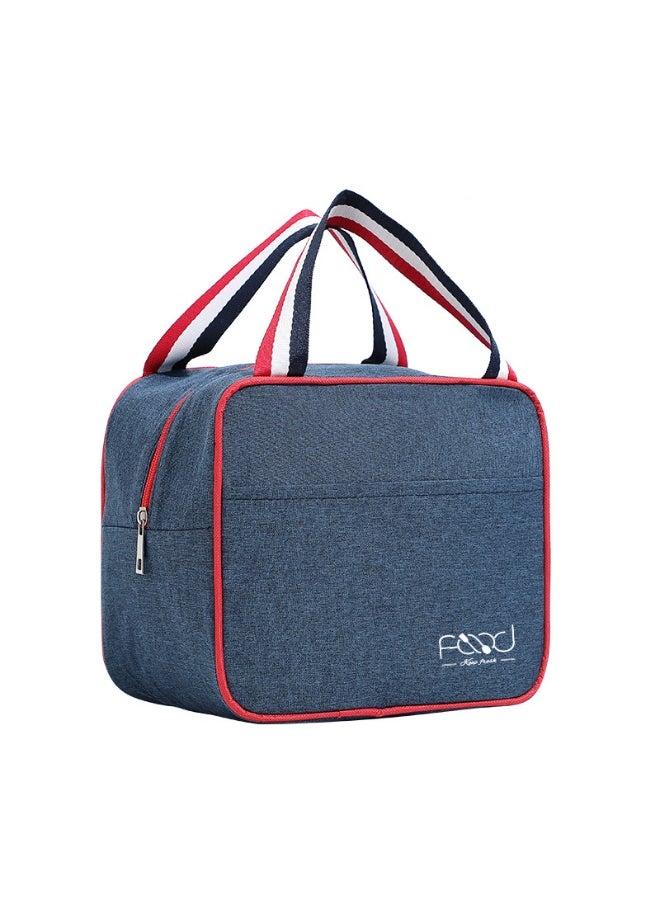 Square Portable Insulated Lunch Tote Bag