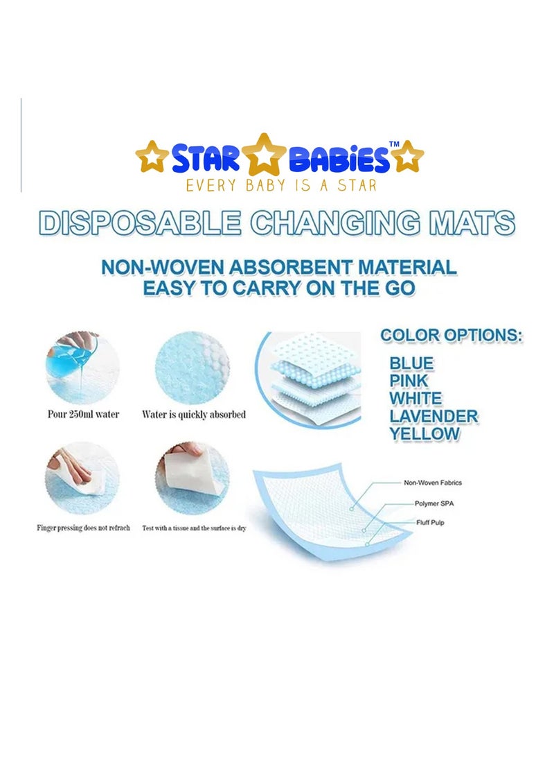 Star Babies - Buy 1 Get 1 (Baby Walker with Free 20pcs Disposable Changing mat- Coffee