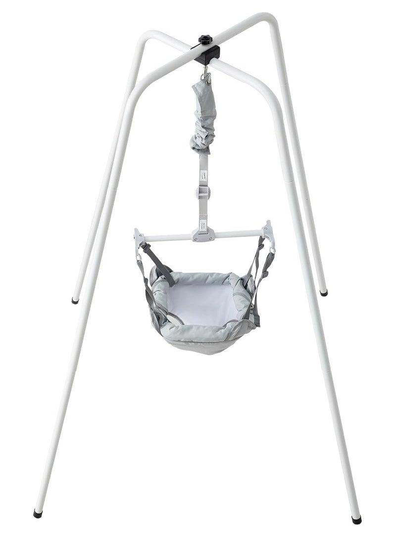 VEVOR Baby Jumper Bouncer, Height-Adjustable Baby Jumpers with Stand, Quick-Folding Toddler Infant Jumper for 6+ Months, Indoor and Outdoor Jumper Exerciser Gift for Babies, 35LBS Loading