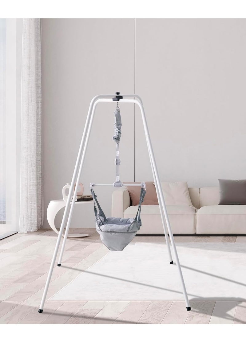 VEVOR Baby Jumper Bouncer, Height-Adjustable Baby Jumpers with Stand, Quick-Folding Toddler Infant Jumper for 6+ Months, Indoor and Outdoor Jumper Exerciser Gift for Babies, 35LBS Loading
