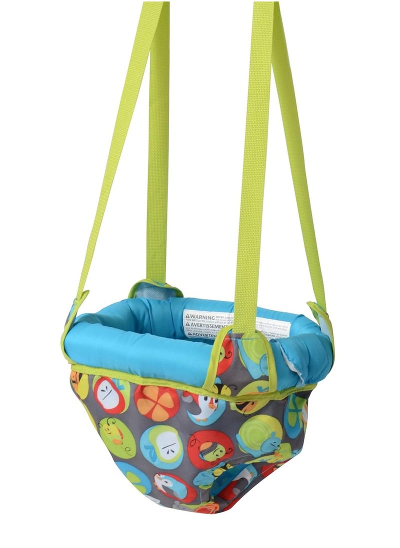 Evenflo Exersaucer Johnny Jumper Featuring Easy-to-Use Clamp Attachment for Quick and Tool-Free Set Up and Adjustable Straps to Customize The Height for Your Child, Bumbly