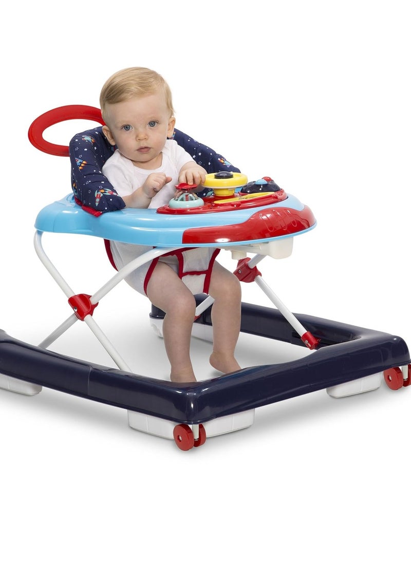 Delta Children First Exploration 2-in-1 Activity Walker, Lift Off