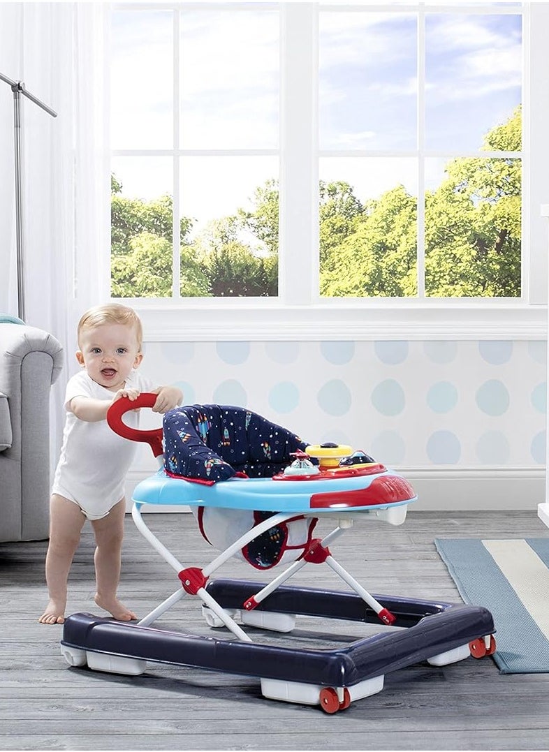 Delta Children First Exploration 2-in-1 Activity Walker, Lift Off